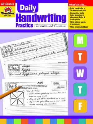 cover image of Traditional Cursive